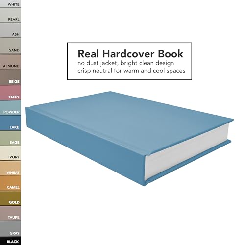 CovoBook™ Blank Hardcover | Premium Sketchbook Journal Guest Book | Photo Prop Home Decor (Lake, Size 9) - color: Lake, size: Size 9