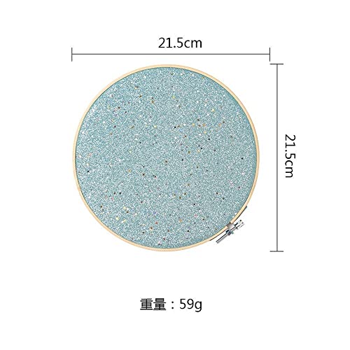 REOVE Pin Collection Display Stand, Blue, Pin Display Board, Wall Mount, Glittering Stars, Jewelry Storage for Enamel Pins, Patches, Buttons, Holds Brooch, Earrings, Necklace, Rings - color: Blue
