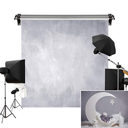 Kate 6.5x6.5ft/2x2m Tint Grey Background Light Purple Backdrop Textured Abstract Photography Video Studio Props - color: Grey, size: 6.5x6.5ft