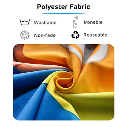 BELECO 8x6ft Fabric Rainbow and Sun Backdrop Enchanting Garden with Rainbow Cartoon Spring Photography Backdrop for Party Decoration Birthday Kids Boy Baby Shower Photoshoot Photo Background Props - size: 8x6FT