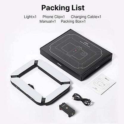 Smartphone Video Rig PICTRON U200 Handheld LED Ring Light Selfie Light Phone Video Stabilizer for Camera, Smartphone, Action Camera, YouTube, Setup, Filmmaking, Makeup, Vlogging