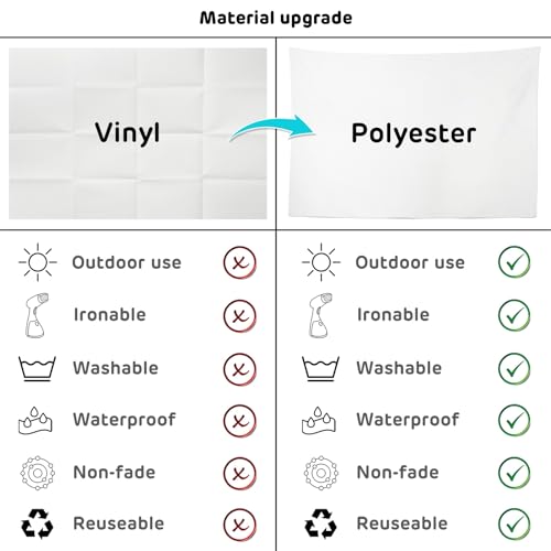 BELECO 8x6ft Fabric Custom Backdrop Customized Backdrop with Picture Logo Text Customize Your Design Personalized Background Backdrops Banner for Party Decor Birthday Wedding Festival Photoshoot Prop - size: 8x6FT