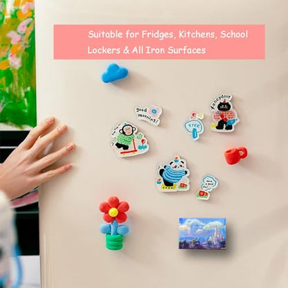Refrigerator Magnet Making Kit - 65x90mm with Paper Cutter and 100 Pcs Supplies for Custom Photo Magnets, Arts and Crafts, Square Magnet Maker Machine, DIY Photo Magnet Machine