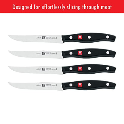 ZWILLING TWIN Signature 4-pc Steak Knife Set - color: Stainless Steel, size: 4-pc