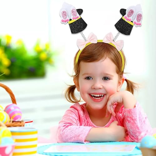 Chicken Rabbits Ears Hairband Photo Props Easters Hair Hoop Headband Party Headpiece Fun Headbands for Music Festival - style: Cracked chicken model