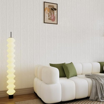 JiffDiff Wallpaper Peel and Stick Textured,3D Embossed Wall Paper Stick on Wallpaper Modern Waterproof Self Adhesive Contact Paper(17.3" x 400") - color: White, size: 17.3" x 400"