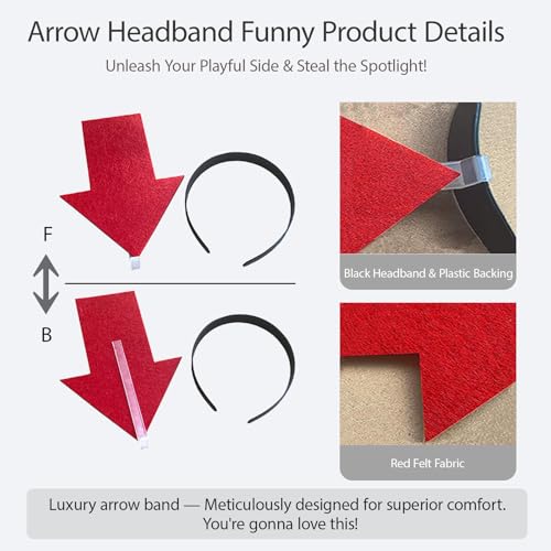 2Pcs Funny red heart headbands Set for Concerts, Halloween, Cosplay & Photo Props - Soft Stretchy Headbands - color: Sets 4
