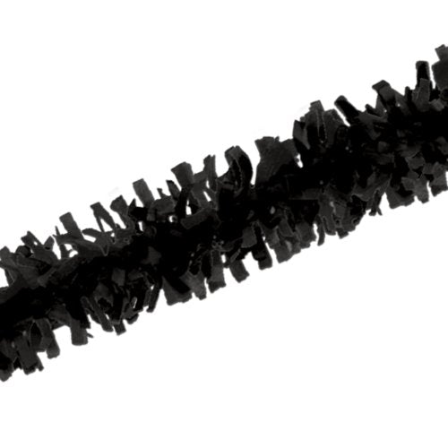 Beistle Black Tissue Festooning Garland-1 Pc - color: Black