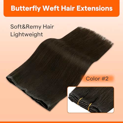 full shine butterfly weft hair extensions and hair kit