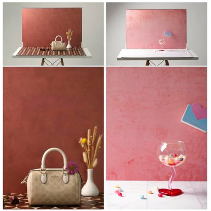 Photo Backdrop Boards, 10Pcs 20 Patterns Double-Sided Product Photography Backdrops, 23x35 XL Flat Lay Background for Food, Jewelry, Cosmetics & Content Creation, Tabletop Shooting Kit, MDAOCRY
