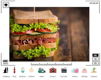 Trykid 8x6ft Fresh Vegetable Sandwich Backdrop Healthy Food Photography Background Kitchen Themed Party Decoration Tapestry Photo Booth Prop Fabric - size: 8x6ft