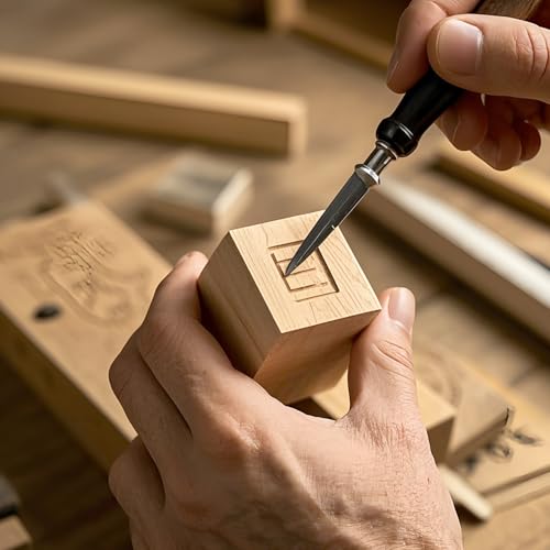 KINJOEK 60 PCS 2 Inch Square Unfinished Wood Blocks, Blank Wooden Block for Building, Painting, Craft