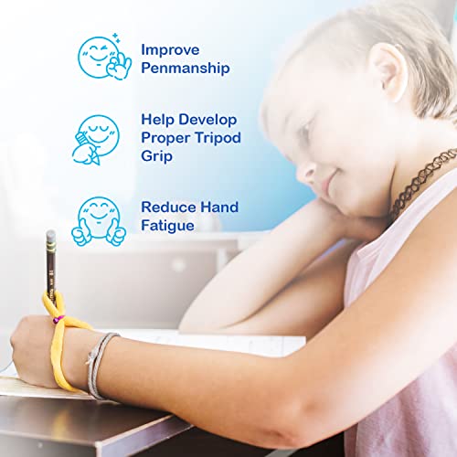 The Original OT Invented & Patented HandiWriter, Hand Made in the USA, Handwriting Aid for a Proper Tripod Grip, Finger Position & Better Penmanship. Great for All Kids Kindergarten Age & Up (4 Pack) - style: HandiWriter Bulk Packs (4 Pack)