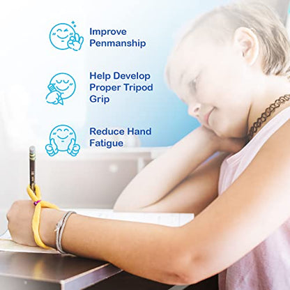 The Original OT Invented & Patented SportWriter, Hand Made in the USA, Handwriting Aid for a Proper Tripod Grip, Finger Position & Better Penmanship. Great for All Kids Kindergarten Age & Up (2 Pack) - style: SportWriter Bulk Packs (2 Pack)