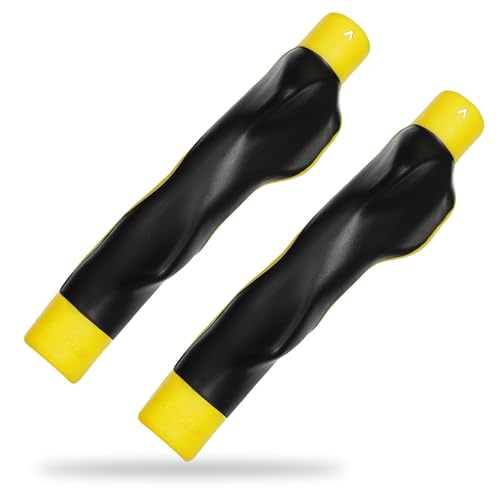 Golf Grip Trainer, Right or Left Handed Golf Training Aid for All Levels of Golfers - Fix Hand Position & Grasp, Master Correct Grip Posture, Golf Accessories - color: Yellow-2 Pack, size: Left Hand