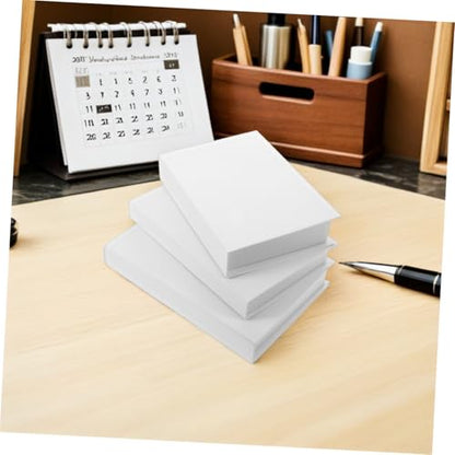 Generic 6pcs Faux Book Set for Decor Stackable White Blank Books - Modern Farmhouse Shelf Styling Model - Aesthetic Coffee Table Mantel Display Props