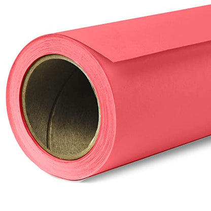 Savage Seamless Paper Photography Backdrop - Color #92 Flamingo, Size 26 Inches Wide x 36 Feet Long, Backdrop for Tabletop Product Photography and Crafting - Made in USA - size: 26 in x 36 ft