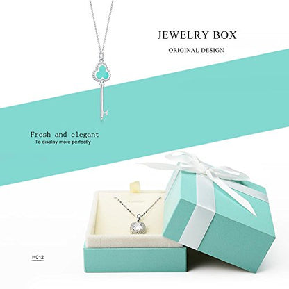 Oirlv Velvet Pendant Necklace Gift Box Long Chain Display Case - size: Necklace/Pendant Box