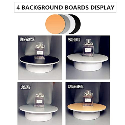 Display 360 Degree Electric Turntable,for Small Product Display, 7.87in Diameter product photography turntable