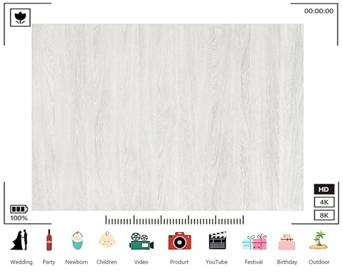 Trykid 5x3ft Light White Washed Wood Backdrop Bright Clean Soft Neutral Photography Background Bridal Shower Party Decoration Tapestry Photo Booth Prop Fabric - size: 5x3ft