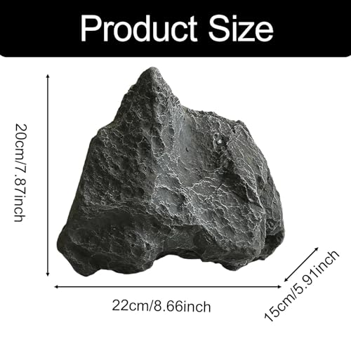 Artificial Landscape Rock Decorative Outdoor Hotels Patio Sculpture Multifunctional Prop Realistic Model Ornament, Style C