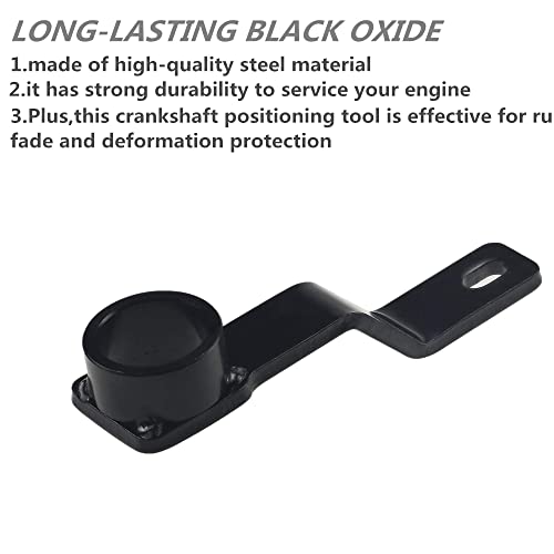 Crankshaft Positioning Tool For Ford, Crankshaft Wrench Holder for Timing Chain Installation, Cam Phaser Locking, Crankshaft Positioning