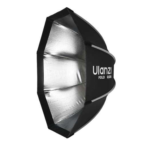 Ulanzi QS80 31.5inch/80cm Softbox Octagonal Quick Release Bowens Mount Soft Box with Diffusers,Honeycomb Grid,Storage Bag, Compatible with Most Standards Mount and Ulanzi VL-120C,VL-120Bi,VL-200Bi