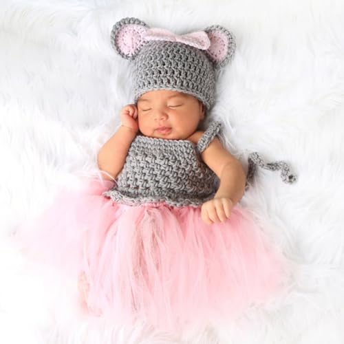 Newborn Photography Outfits Girl Baby Photo Tutu Dress Newborn Photoshoot Romper Baby Picture Lace Outfit - color: Grey5