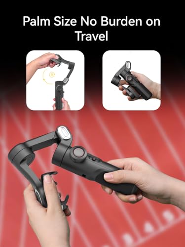 AOCHUAN Gimbal Stabilizer for Smartphone with AI Tracking Sensor, Gimbal with Focus Wheel for Phone/Android, Phone Stabilizer with 7.0 Anti-Shake for Video Recording-Smart XE AI - style: Smart XE AI