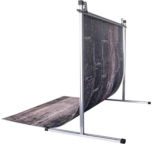 Product Photography Backdrops with Stand 39x27inch 26 Patterns Small Background Paper for Food - color: 26 Wood/Red/Yellow/Mable/Cement
