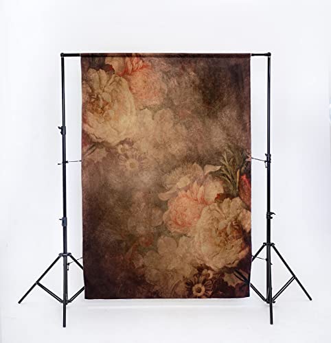 Kate 6.5x10ft Fine Art Floral Backdrop for Photography Painting Flowers Texture Headshot Portrait Background for Photographers Studio Props - size: 6.5x10ft