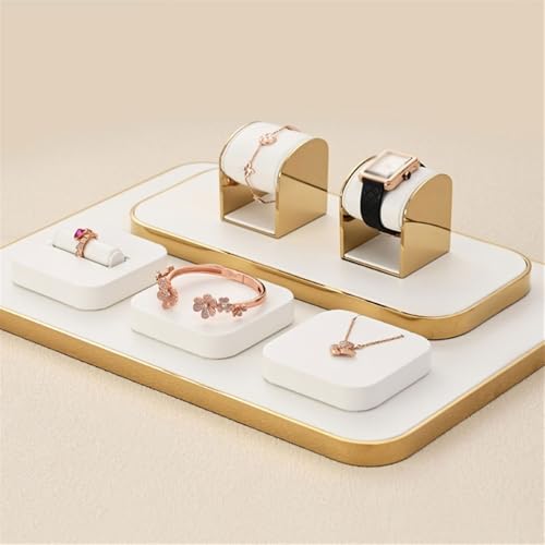 Jewelry Towers 7 Pieces Jewelry Display Stand Light Luxury Ring Bracelet Watch Necklace Counter Jewelry Display Props Display Stand Jewellery Stand Display