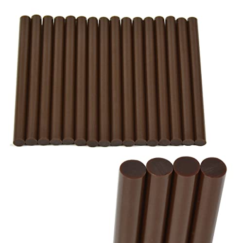 16 Pcs Keratin Gun Bond Glue Sticks Professional Hair Extension Glue Stick Hair Styling Tools (Dark Brown) - color: Dark Brown