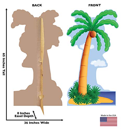 Cardboard People Palm Tree Life Size Cardboard Cutout Standup - color: Palm Tree