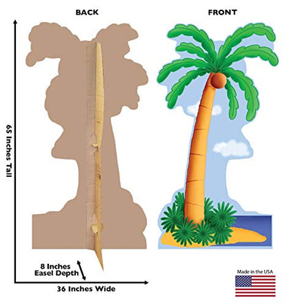Cardboard People Palm Tree Life Size Cardboard Cutout Standup - color: Palm Tree