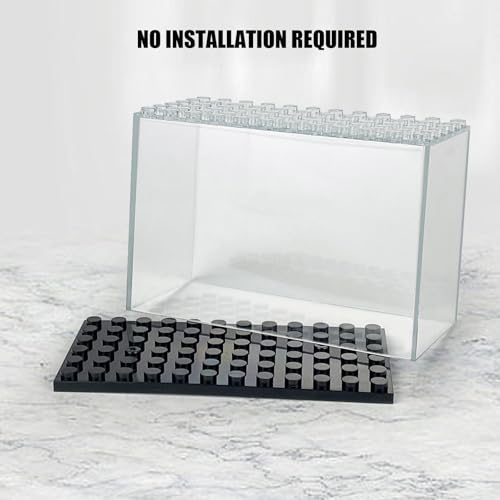 6PCS Minifigure Display Case for Lego, Acrylic Building Block Display Box for Action Figure, Stackable Lego Minifigures Display Case for Mini-Figure - color: Transparent
