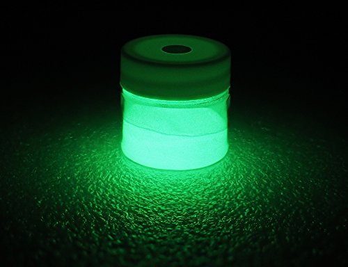 GLO Effex Super Phos Glow in the Dark Powder Pigment - .5 Ounce (15g) (Neutral Green) - color: Neutral Green
