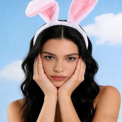 YOWOCAL Bunny Ear Headband Headwear - color: Pink
