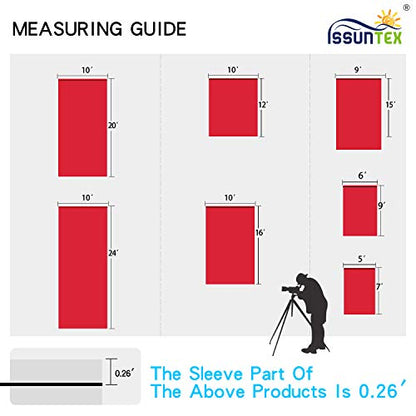 ISSUNTEX 5X7 ft Background Muslin Backdrop, Photo Studio, Collapsible High Density Screen for Video Photography and Television-Red - color: Red, size: 5X7 ft