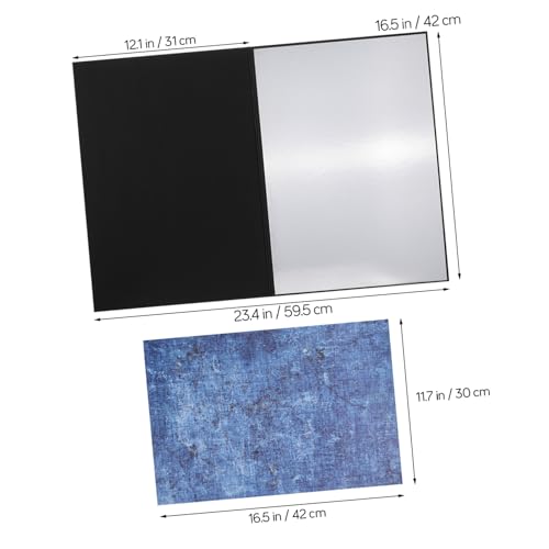 Photo Backdrop Board Set 15pcs Photography Background Kit with Clips and Carry Bag for Product Shoots and Small Item Photography
