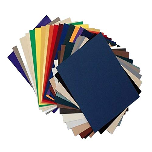 22x28 Mat Board Uncut Variety Pack 10 Assorted Colors - color: 10 Assorted Color, size: 22x28
