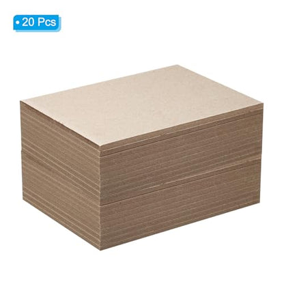 PATIKIL 7x5x0.2" Chipboard Sheets, 20Pcs 200PT Thick Book Board Binders Board Sturdy Bookbinding Supplies for Book Binding Cover, Gray - color: Gray, size: 7x5x0.2"