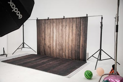 Kate Brown Wood Backdrops Children Rustic Wooden Texture Party Supplies Adult Kids Portrait Photo Studio Props, 7x5ft - size: 7x5ft