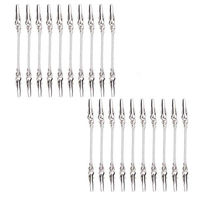 20 Pieces Double Head Alligator Clip Photo Holders Metal Wire Pictures Memo Note Clips Clamps