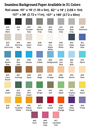 Huamei Seamless Photography Background Paper, Photo Backdrop Paper (8.9x36 Feet, #17 Carnation Pink) - color: Carnation Pink, size: 107''x36'