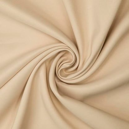 Gee Di Moda Cloth Napkins - 17 x 17 Inch Beige Dinner Napkins - Set of 12 Soft & Absorbent Washable Fabric Cloth Table Napkins with Hemmed Edges for Hotel Restaurant, Holiday Parties & Wedding - color: Beige