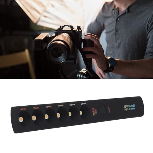 SIXRUN Portable Color Temperature Lamp Stick Professional Rechargeable 2700K‑6000K 6 Modes Photography Light Wand Portable Color Temperature Lamp Stick