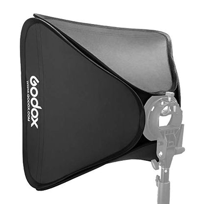 Godox 24"x24"/60cmx60cm Portable Collapsible Softbox Kit for Camera Photography Studio Flash fit Bowens Elinchrom Mount - size: Godox softbox 24"