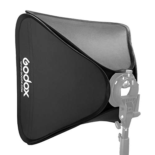 Godox 24"x24"/60cmx60cm Portable Collapsible Softbox Kit for Camera Photography Studio Flash fit Bowens Elinchrom Mount - size: Godox softbox 24"