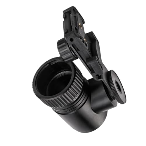 Premium Rifle Scope Camera Mount – Sleek All-Aluminum Smartphone Adapter with Tool-Free Fast Lock – Dual Viewing Angles for Hunting & Birding